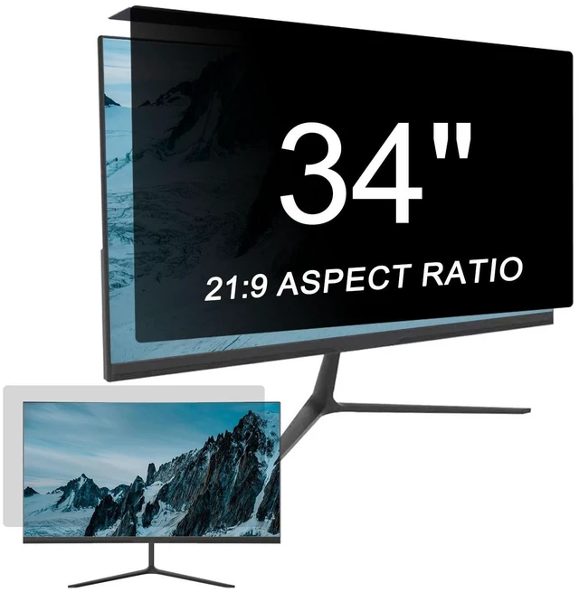 Main image of LYLSMGS 34 inch Hanging Privacy Panel for Desk, 21:9 Widescreen Monitor