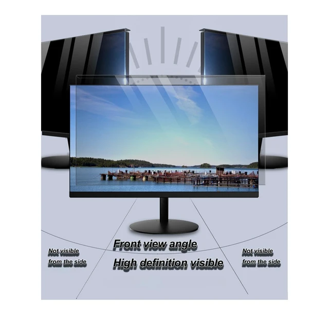 Alt view image 5 of 5 - LYLSMGS 34 inch Hanging Privacy Panel for Desk, 21:9 Widescreen Monitor
