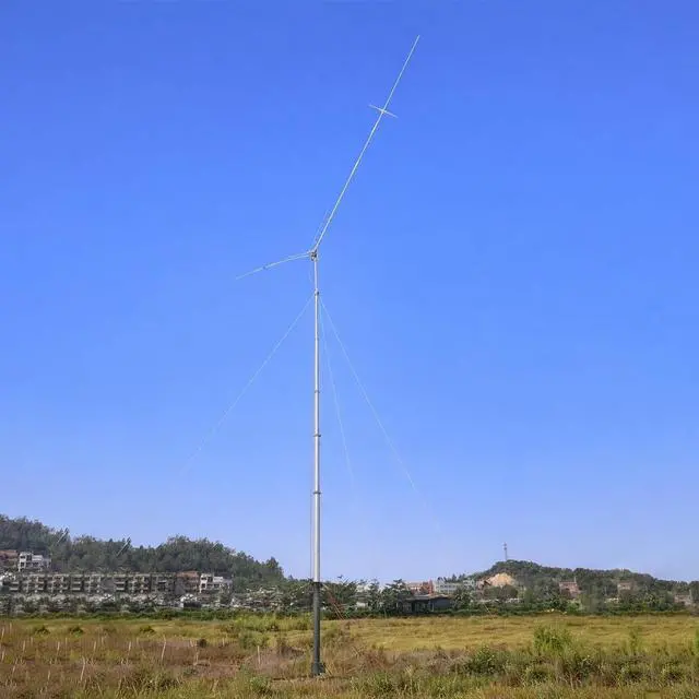 Main image of WOOKLEA 2000W Shortwave Antenna, 7-50MHz Veritical Antenna, 5 Band Inverted V Dipole, SWR<1.5 No Tuning Low Noise Design for DX Contacts