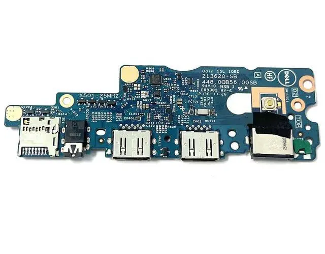 Main image of HSSDTECH Power Button Board USB SD Card Reader Board Replacement for DELL DELL Latitude 3530 P108F003 USB Audio Power Button IO Board