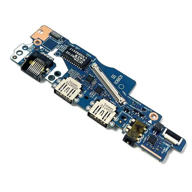 Alt view image 3 of 4 - HSSDTECH Power Button Board USB SD Card Reader Board Replacement for DELL DELL Latitude 3530 P108F003 USB Audio Power Button IO Board