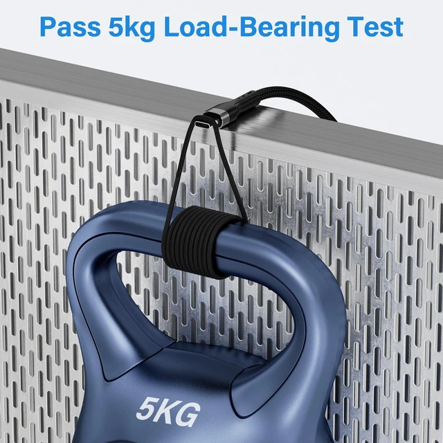 Alt view image 4 of 5 - USB Type C Cable (8FT, 10 Pack), USB C to USB-C 3A Fast Charging Cord, Bulk