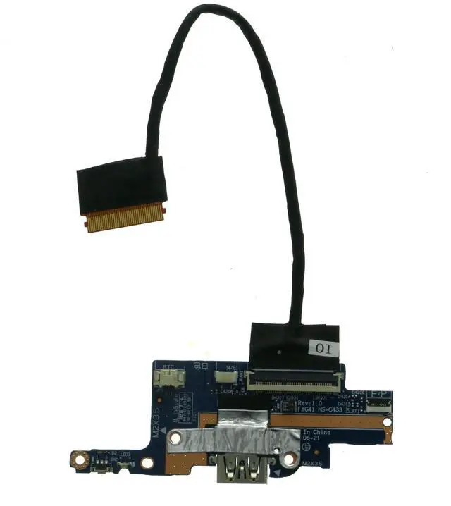 Main image of NS-C433 Power Button USB Board with Cable for Lenovo Yoga C740-14IML 5C50S24993 DC020024J10