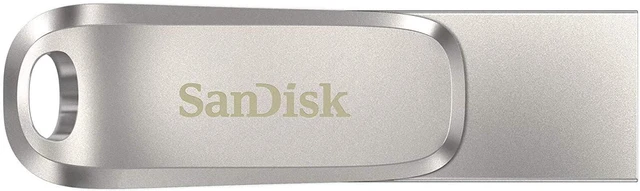 Alt view image 2 of 5 - SanDisk 64GB Ultra Dual Drive Luxe USB Type-C - SDDDC4-064G-G46, Sliver
