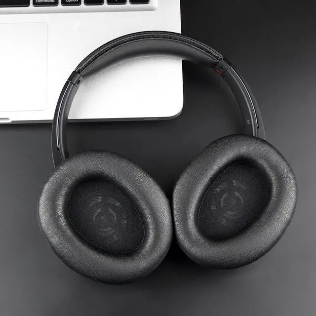 Alt view image 3 of 5 - SOULWIT Lambskin Replacement Ear Pads for Sony WH-CH700N/MDR-ZX780/MDR-ZX770/MDR-10R Over-Ear Headphones, Earpads Cushion with High Density Foam - Black