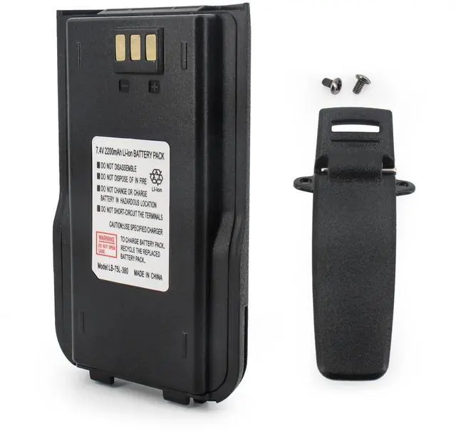 Main image of Afadorable 1PC RT3S Li-ion Battery Pack 7.4V 2200mAh Replacement for TYT Tytera Radio MD380 MD-380 MD-UV380 MD-380U MD-380V MD-446 RT3 RT3S with 1PC Belt Clip