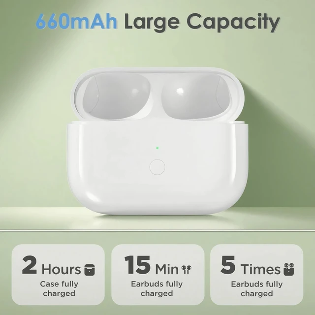 Alt view image 4 of 5 - Meliif Wireless Charging Case Replacement Compatible with AirPods Pro 1/2