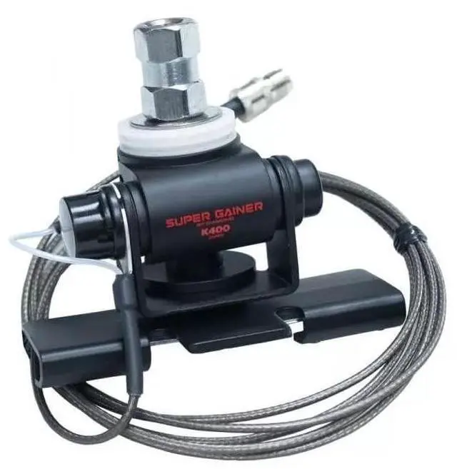 Main image of Diamond Antenna K400-3/8C Trunk/Hatchback Mount 6.5 ft RG316 Coax, 3/8"-24 Thread, No-Drill Installation, Adjustable Lip Mount