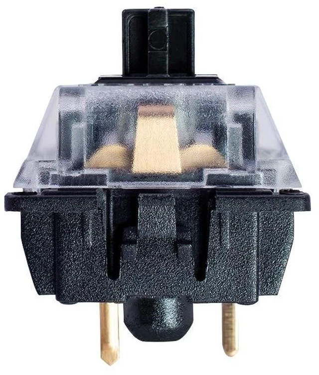 Main image of Granvela KS-8 Black Switches for Mechanical Keyboards,3-pin Linear &Consistent Heavy 60g Force Black-Shell -Pack 65