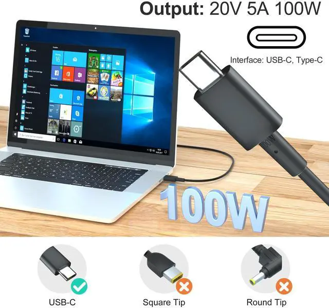 Alt view image 2 of 5 - Jeestam 100W USB-C Charger Compatible for Asus Vivobook S 14 14X 16X OLED s5406m s5406s s5406 k3502z k3402x, Zenbook 14X ux3404V ux5400z q410v q420v LED TV LCD,LD 3240 Power Adapter Supply Cord