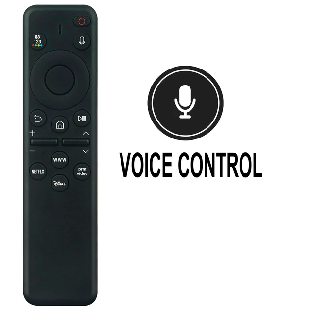 Alt view image 2 of 5 - BN59-01432J Voice Remote Replacement for Samsung 8K HDR QLED Smart TV