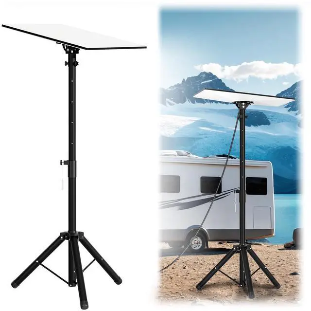 Main image of Starlink Gen 3 Tripod Mount, Adjustable Height and Tilt for Better Signal, Satellite Internet Kit Pole Mounting Kit with Starlink Pipe Adapter, Compatible with Starlink Standard & Enterprise Dish