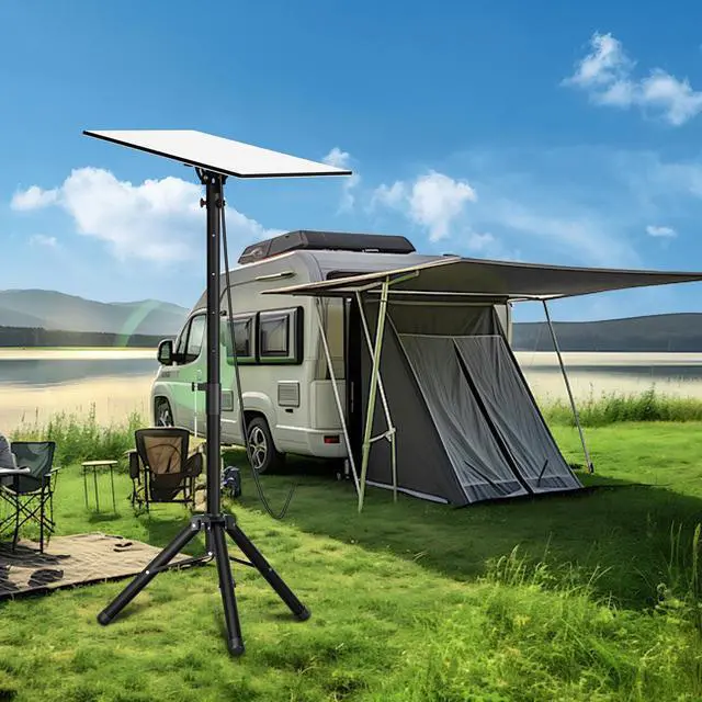 Alt view image 2 of 5 - Starlink Gen 3 Tripod Mount, Adjustable Height and Tilt for Better Signal, Satellite Internet Kit Pole Mounting Kit with Starlink Pipe Adapter, Compatible with Starlink Standard & Enterprise Dish