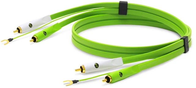 Main image of NEO by Oyaide d+ RCA Turntable (Class B) 1M Audio Cable for DJs, Musicians and Producers