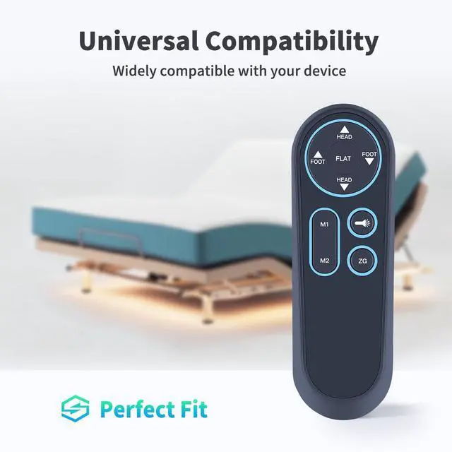 Alt view image 3 of 5 - Snrigw Replacement Remote Control for iDealBed S4 Custom Adjustable Bed Nebula Luxury Hybrid Mattress + 3i,Head/Foot Elevation