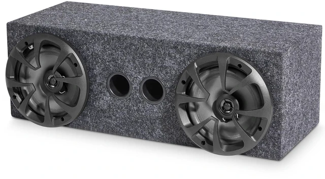 Main image of Datanly 1 Pack 6.5 Inch Dual Coaxial Car Audio Speakers with Enclosure Box, 2-Way Full Range System 4 Ohm 100w Power, Compact Speaker Pod for Truck ATV Utv Garage Vehicle Sound Setup