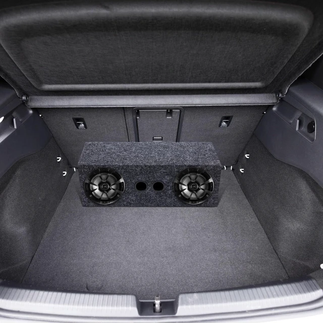 Alt view image 5 of 5 - Datanly 1 Pack 6.5 Inch Dual Coaxial Car Audio Speakers with Enclosure Box, 2-Way Full Range System 4 Ohm 100w Power, Compact Speaker Pod for Truck ATV Utv Garage Vehicle Sound Setup