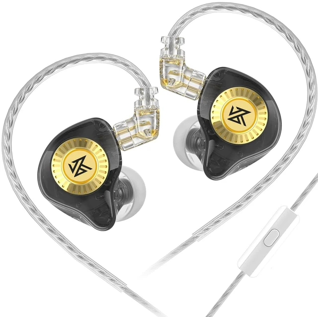 Main image of KZ Edx Ultra Upgraded Dynamic in-Ear Wired Earbuds Headset HiFi Music Bassy IEMs Stereo Sound Earphones/Headphones (with Mic, Edx-Ultra)