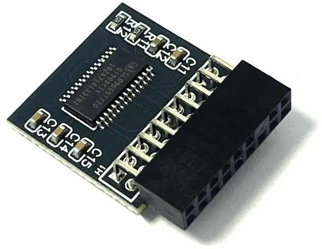 Main image of GinTai TPM2.0 LPC Module 18pin-1 Infineon SLB9665 for ASRock Motherboard