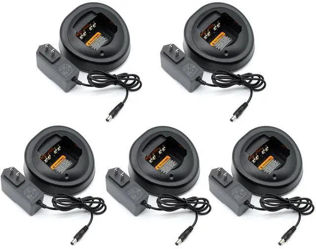 Main image of 5 Pack HT750 HTN9000 Charger for Motorola HT1250 HT1550XLS PR860 EX500 EX560 EX600 GP320 GP340 JMNN4023 HNN9013 HNN9008 JMNN4024 Charger
