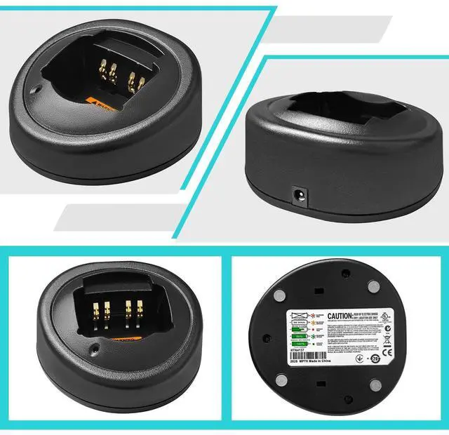 Alt view image 4 of 5 - 5 Pack HT750 HTN9000 Charger for Motorola HT1250 HT1550XLS PR860 EX500 EX560 EX600 GP320 GP340 JMNN4023 HNN9013 HNN9008 JMNN4024 Charger