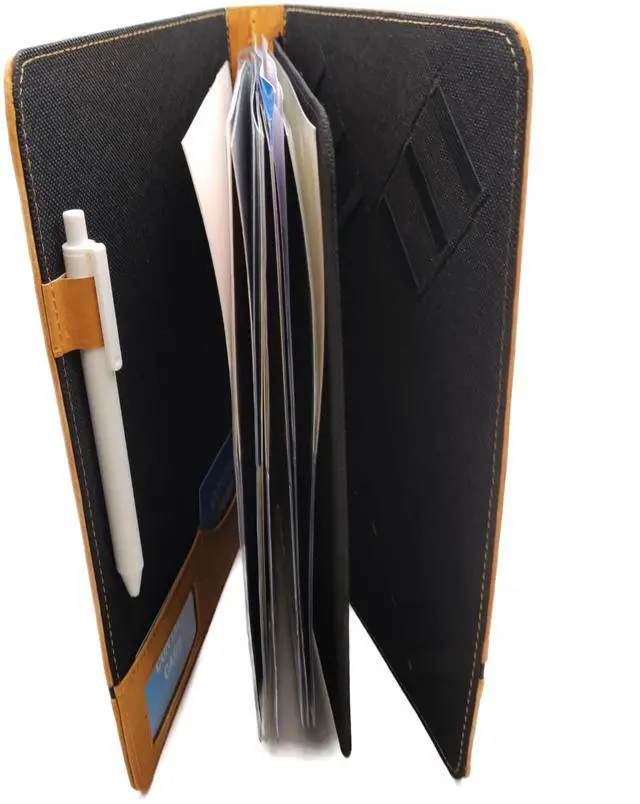 Alt view image 5 of 5 - ASVP Shop JW Ministry Organizer - Premium PU Leather Tablet, iPad, Phone Holder, Magazines & Tracts - Ideal for Jehovah's Witnesses Field Service and Meetings