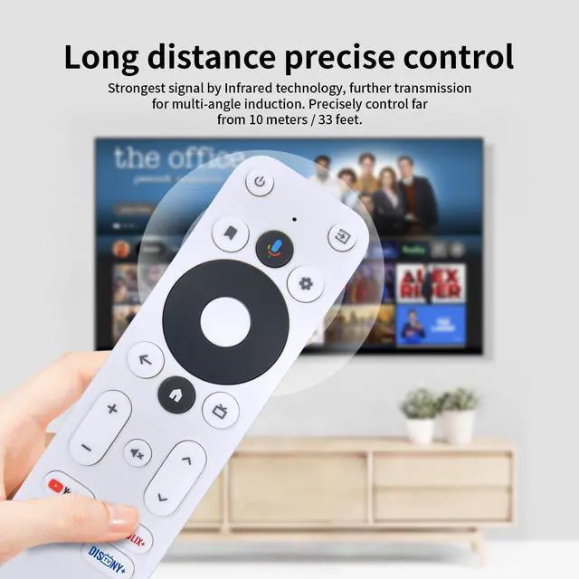 Alt view image 3 of 5 - SJUIF Replacement QS02 Remote Control for BenQ HT4550i 4K LED Home Cinema Projector R-C-OHS-C008, with Voice Assistant