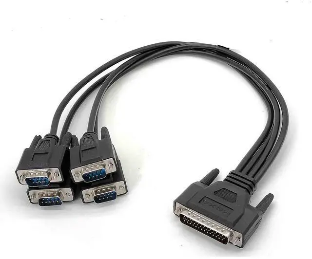 Main image of GXMRHWY DB44 Male to 4 X DB9 Male Com Port Cable 50CM