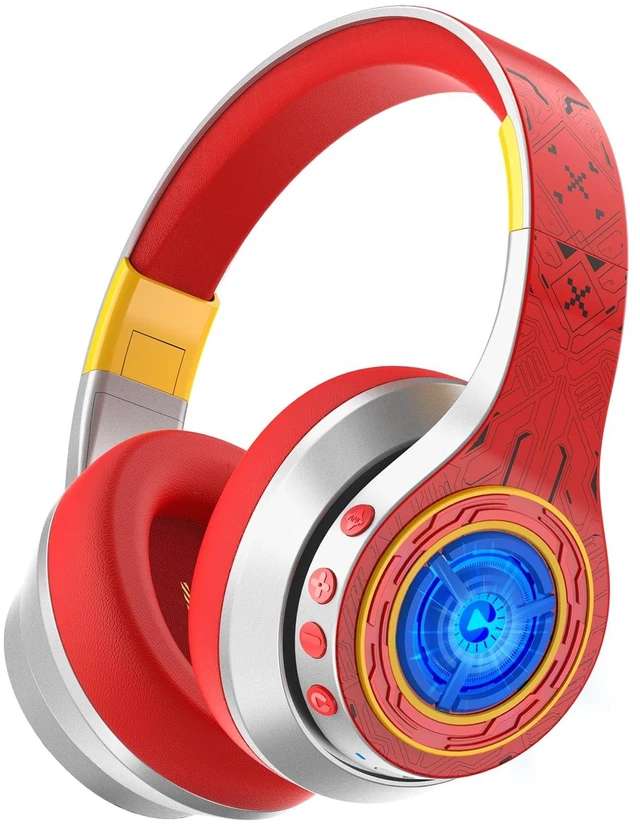 Main image of iClever Noise Cancelling Headphones for Kids, Bluetooth 6.0, LED Light Up