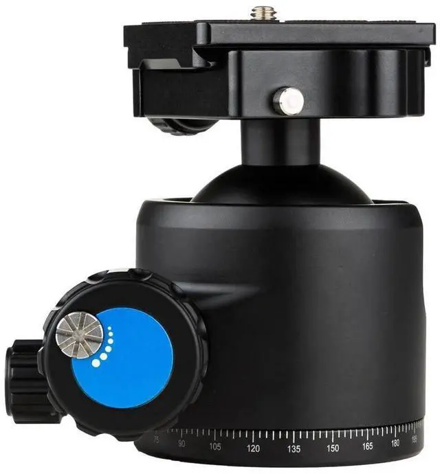 Alt view image 4 of 5 - SLIK PBH-52LP Arca Compatible Professional Ball Head (618-830) Supports 66lbs, Arca Quick Release, Independent Friction Control and Pan Knob, Compatible with Most Tripods