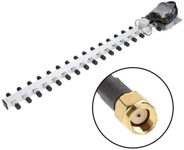 Alt view image 4 of 5 - High Gain 25dBi Yagi Antenna for Router Network Card