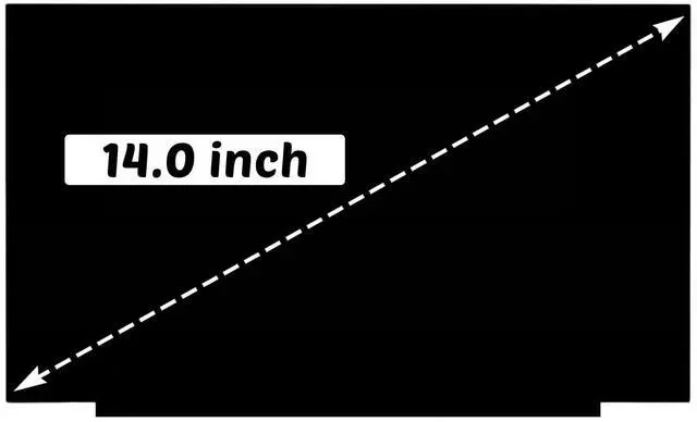 Alt view image 4 of 5 - HOULISE Replacement for Lenovo Thinkpad X1 Carbon 10th 11th Gen Type 21CB 21CC 21HM 21HN 14.0 inch 2240x1400 40 Pins 60HZ LCD Non-Touch Screen Display Digitizer Panel (for Non-Touch Screen Only)