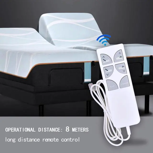 Alt view image 3 of 4 - PZL Replacement Remote Control for Serta Motion Esssentials 2 II (2nd Generation Black) Adjustable Bed, for Linak hb12012-00