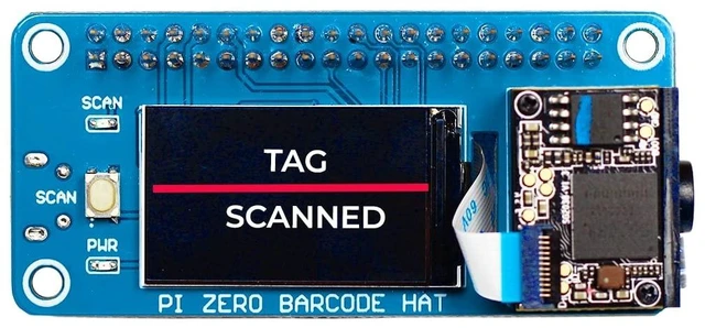 Main image of sb components Zero Barcode HAT for Raspberry Pi 1D/2D Codes Reader Barcode Module Barcode Scanner HAT for Raspberry Pi 4B/3B+/3B/2B/B+/A, Zero & Zero 2 W