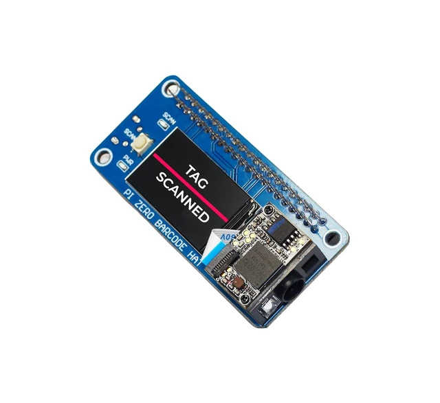 Alt view image 3 of 5 - sb components Zero Barcode HAT for Raspberry Pi 1D/2D Codes Reader Barcode Module Barcode Scanner HAT for Raspberry Pi 4B/3B+/3B/2B/B+/A, Zero & Zero 2 W