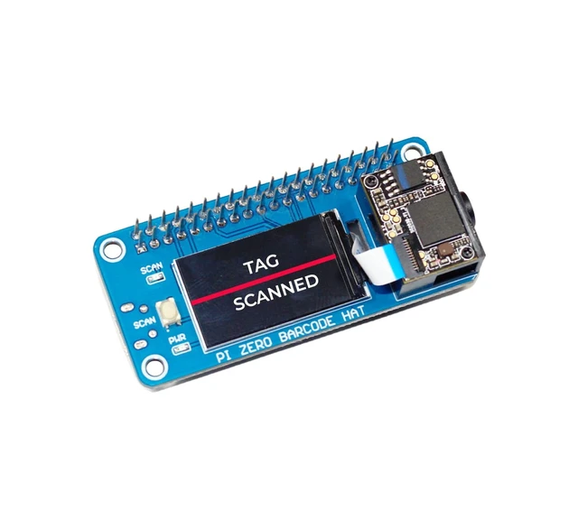 Alt view image 5 of 5 - sb components Zero Barcode HAT for Raspberry Pi 1D/2D Codes Reader Barcode Module Barcode Scanner HAT for Raspberry Pi 4B/3B+/3B/2B/B+/A, Zero & Zero 2 W