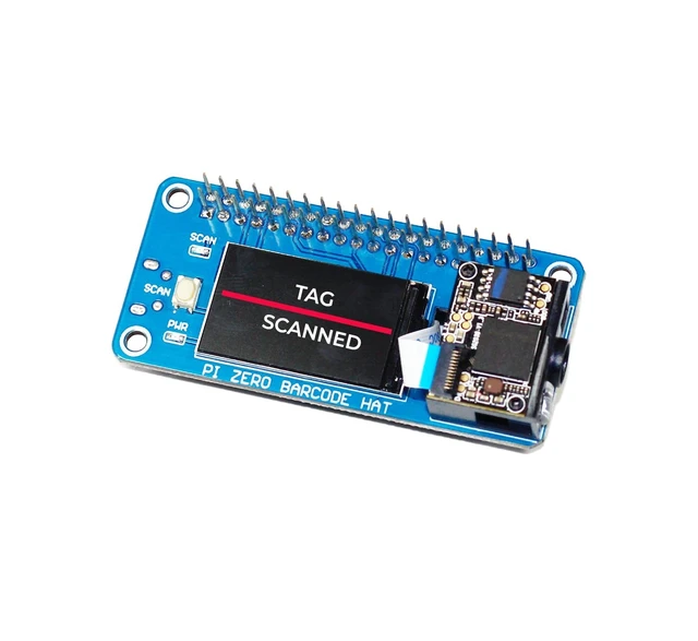 Alt view image 2 of 5 - sb components Zero Barcode HAT for Raspberry Pi 1D/2D Codes Reader Barcode Module Barcode Scanner HAT for Raspberry Pi 4B/3B+/3B/2B/B+/A, Zero & Zero 2 W