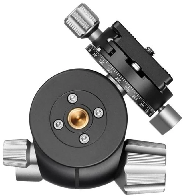 Alt view image 4 of 5 - Leofoto - LH-36 Ball Head with QP-70N Quick Release Plate - 360 Degrees Rotatable - Universal 3/8" Tripod Screw - LH-36+QP-70N