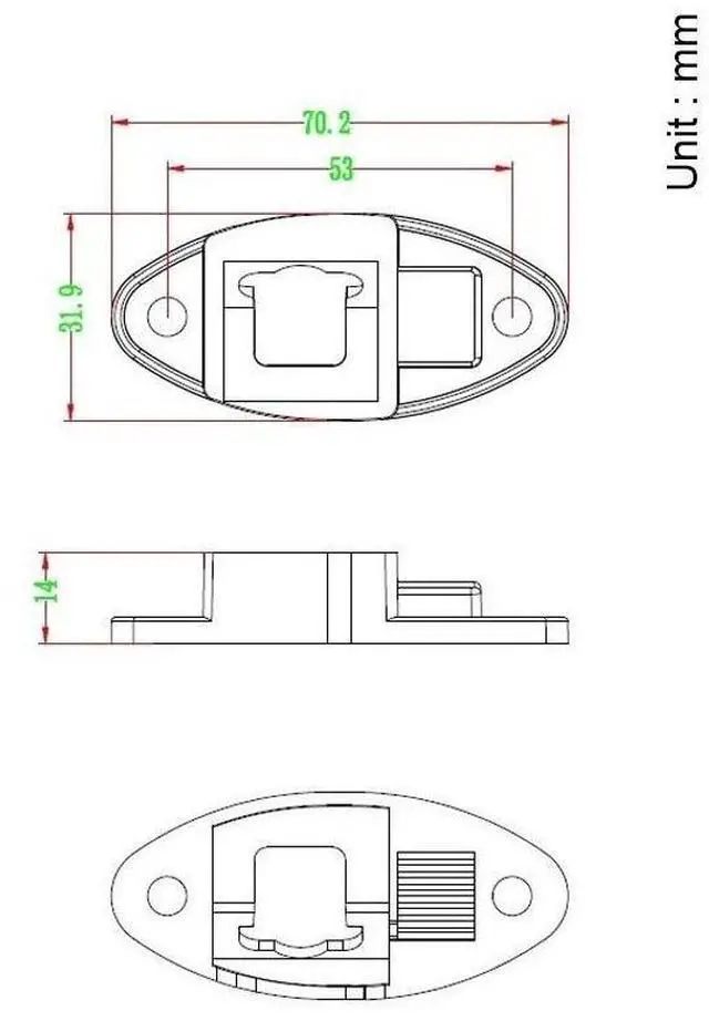 Alt view image 4 of 5 - for GMC Acadia 2007~2014 Car Rear View Camera Back Up Reverse Parking Camera/Plug Directly