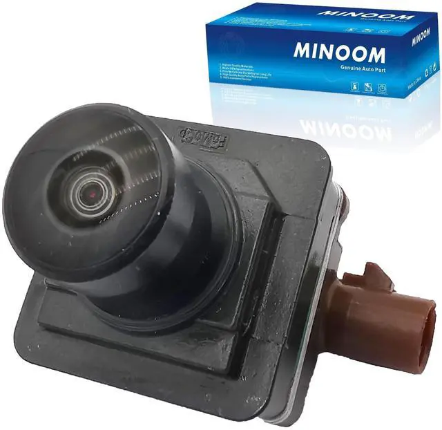 Main image of MINOOM ML3T-19G490-BC Front View Tailgate Mounted Backup Parking Camera Replacement for 2023 Ford F-150 3.5L-V6 5.0L-V8 Part No.#ML3T-19G490-BB