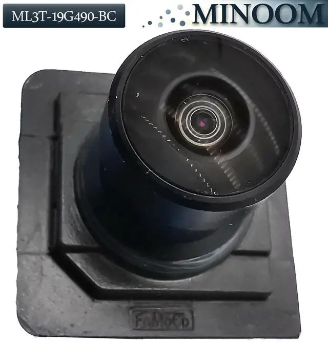 Alt view image 3 of 5 - MINOOM ML3T-19G490-BC Front View Tailgate Mounted Backup Parking Camera Replacement for 2023 Ford F-150 3.5L-V6 5.0L-V8 Part No.#ML3T-19G490-BB