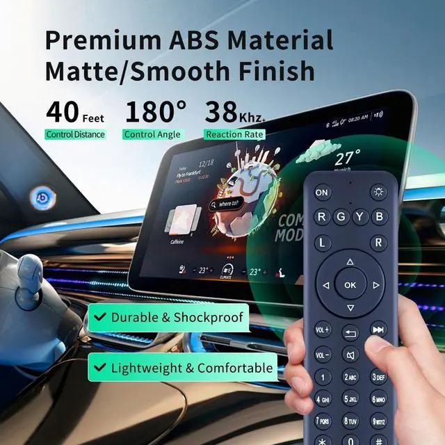 Alt view image 3 of 5 - Remote Replacement Fits for Mercedes-Benz 2010-2018 Class Rear Seat Entertainment DVD