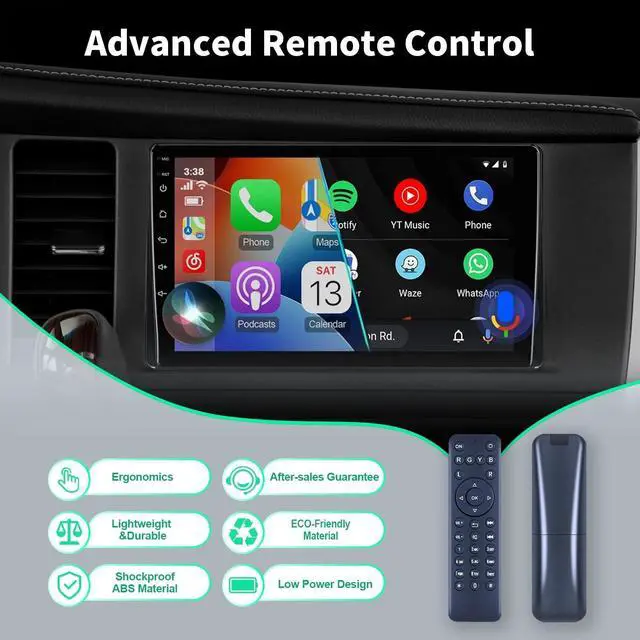 Alt view image 4 of 5 - Remote Replacement Fits for Mercedes-Benz 2010-2018 Class Rear Seat Entertainment DVD
