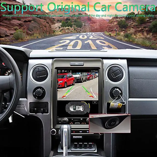 Alt view image 5 of 5 - liyidaing for Ford F150 2013 2014 Car Radio Upgrade Android 13 Stereo Replacement 12.1inch Touch Screen 8core CPU Tesla Vertical Screen Style Support Carplay and Android Auto DSP 5G WiFi