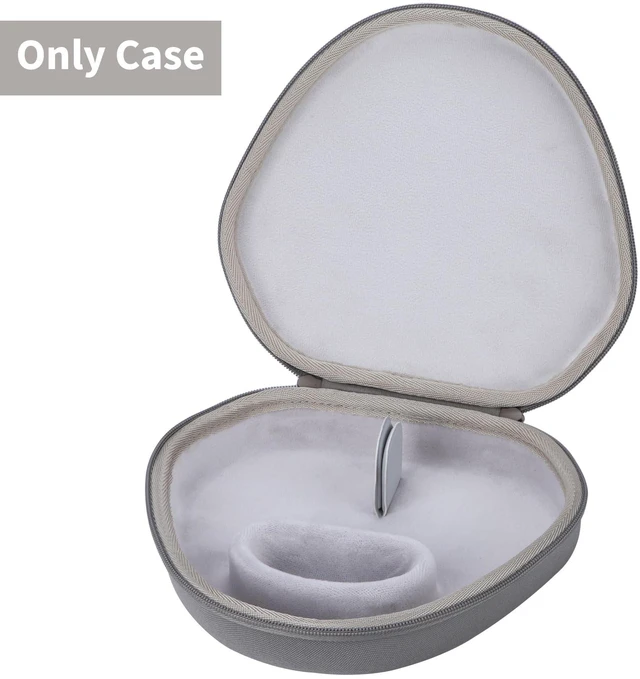 Alt view image 3 of 5 - Peyyargo Hard Carrying Case with Sleep Mode Replacement for Apple AirPods Max Wireless Over-Ear Headphones (Earthy Brown)