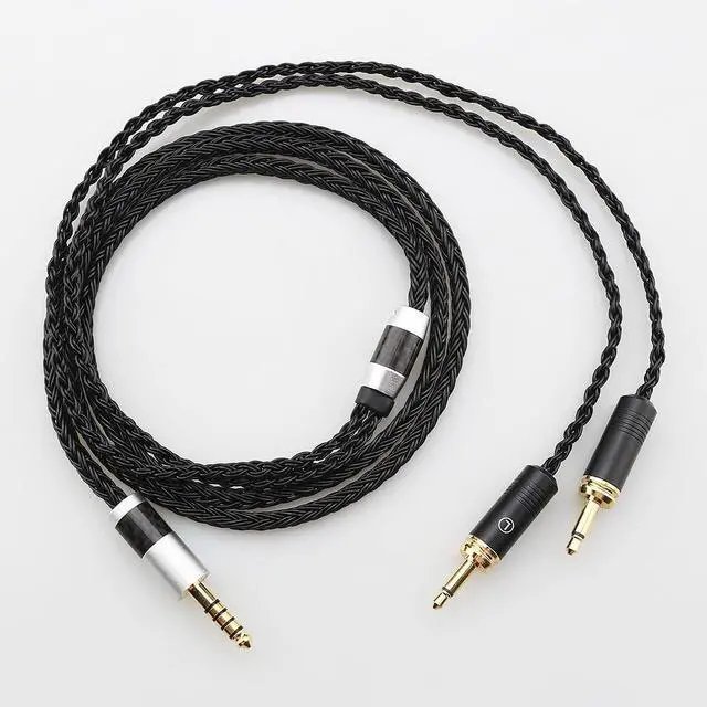 Alt view image 3 of 5 - Tirstrup 16 Core 7N OCC Replacement Earphone Cable Compatible with Focal Elear Elegia Clear Stellia Celestee Headphones (B16Foca4.4)