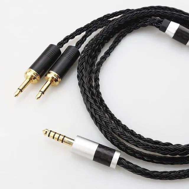 Alt view image 5 of 5 - Tirstrup 16 Core 7N OCC Replacement Earphone Cable Compatible with Focal Elear Elegia Clear Stellia Celestee Headphones (B16Foca4.4)