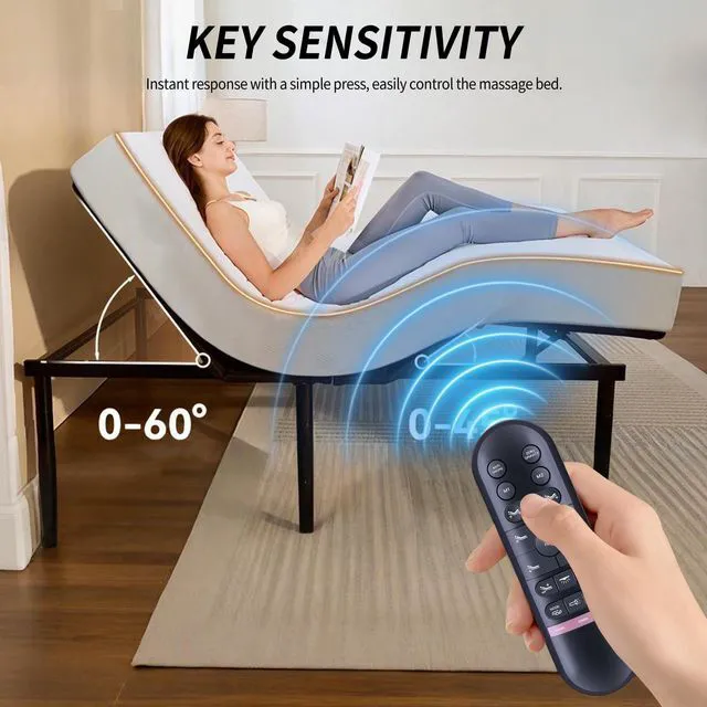 Alt view image 4 of 5 - RYQIF Replacement Remote Control Compatible for RICHMAT HJH82,Doctor Sleep LB4000, MLILY MS300, MUUEGM Adjustable Bed