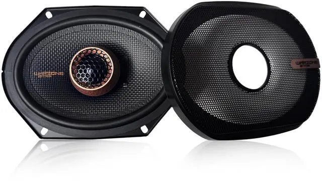 Alt view image 5 of 5 - Warzone 2X WZ68PTi 6x8-Inch Super Coaxial Speaker Pair, 4 Ohm, 480W Max, 160W RMS, 92dB Sensitivity, Ferrite Woofer & PEI Dome Tweeter for Pro Car Audio