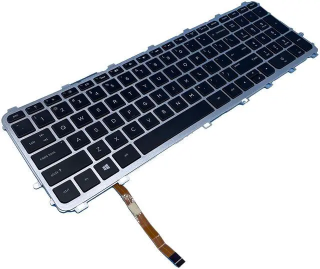 Alt view image 4 of 5 - Replacement Keyboard Backlit for HP Envy: 15-J 17-J 15-j000 15-j100 15t-J000 15t-j100 15z-j000 15z-j100 17-j000 17t-j000, TouchSmart 15-J 15T-J 17-J 17T-J 15-J000 17-J000t, with Frame